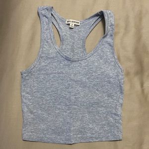 Racerback crop tank top
